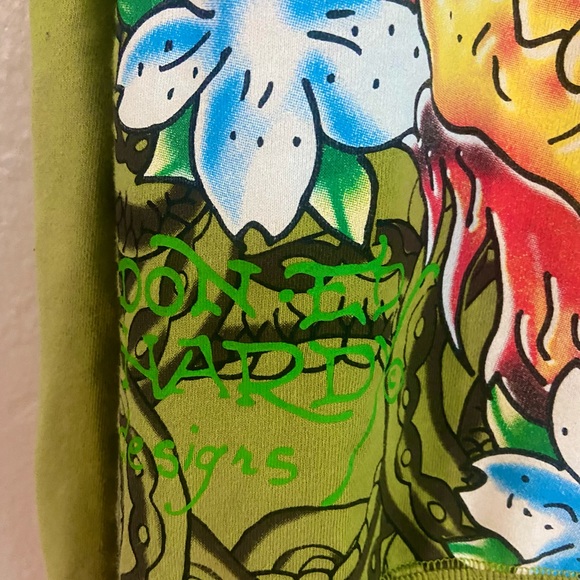 Don ED HARDY RARE green jacket ! - Picture 3 of 6
